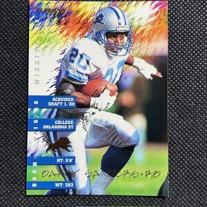 1995 Fleer Barry Sanders #128 Detroit Lions HOF